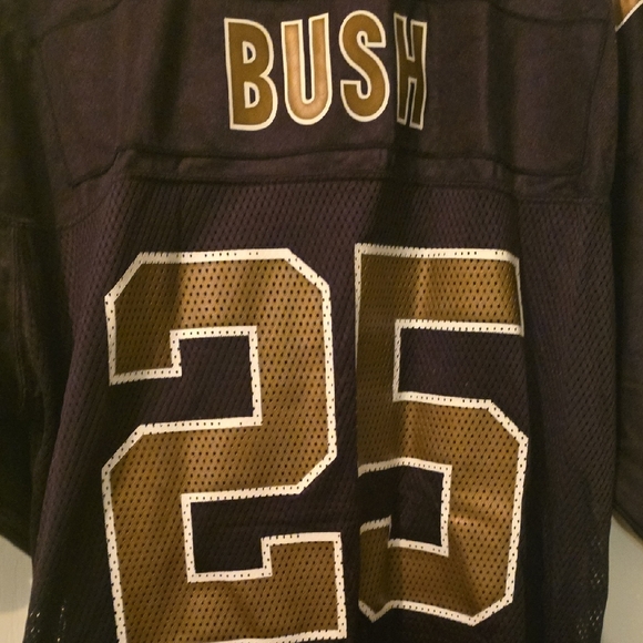 Mens Reebok Saints Reggie Bush Jersey - Picture 7 of 7